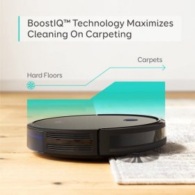eufy Anker BoostIQ RoboVac 11S (Slim) Super-Thin 1300Pa Strong Suction Quiet Self-Charging Robotic Vacuum Cleaner Cleans Hard Floors to Medium-Pile Carpets Black