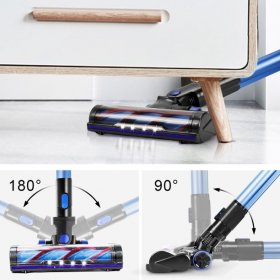APOSEN 4-in-1 Cordless Vacuum Lightweight Stick Vacuum Cleaner 24Kpa for Carpet Hard Floors Pet Hair