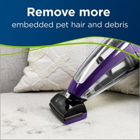 BISSELL Pet Hair Eraser Lithium Ion Cordless Hand Vacuum Purple