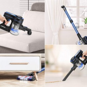 Aposen Cordless Vacuum Cleaner 2-in1 lightweight Stick Vacuum for Carpet Hard Floor- H250