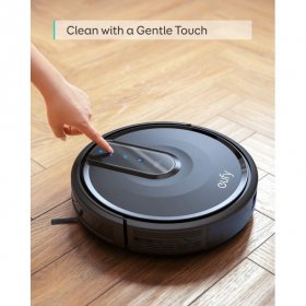 eufy [boostiq] robovac 35c robot vacuum cleaner wi-fi upgraded super-thin 1500pa strong suction touch-control panel 6ft boundary strips quiet self-charging robotic vacuum cleans hard floors