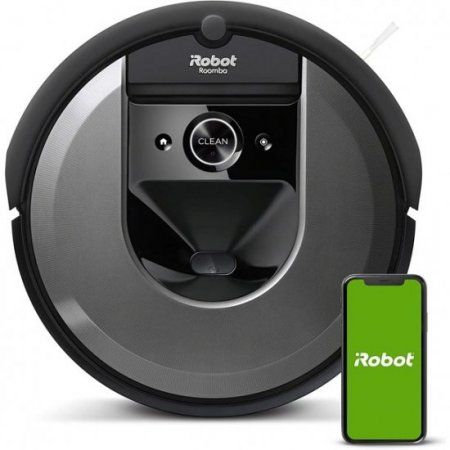 iRobot Roomba i7 (7150) Robot Vacuum- Wi-Fi Connected Smart Mapping Works with Alexa Ideal for Pet Hair Works With Clean Base