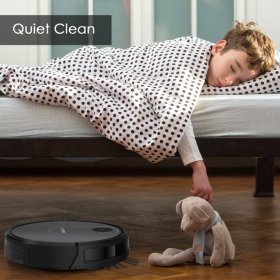 APOSEN Robot Vacuum 1800Pa Powerful Suction WiFi App Alexa Connectivity 120min Runtime Super-Thin Self-Charging Robotic Vacuum Cleaner Cleans Pet Hairs Hard Floor & Carpet