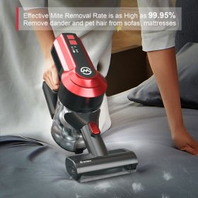 MOOSOO Cordless Vacuum 23Kpa Stick Vacuum with 300W Brushless Motor 9-in-1 Lightweight 3 Modes Vacuums for Hard Floor Multi-attachments K23-pro