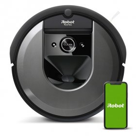 iRobot Roomba i7 (7150) Robot Vacuum- Wi-Fi Connected Smart Mapping Works with Google Home Ideal for Pet Hair Carpets Hard Floors