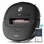 Eureka Groove 4-Way Control Robotic Vacuum Cleaner with Anti-Scratch Brush Roll NER309 Black