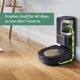 iRobot Roomba s9+ (9550) Wi-Fi Connected Self-Emptying Robot Vacuum Smart Mapping Works with Google Home Corners & Edges Ideal for Pet Hair