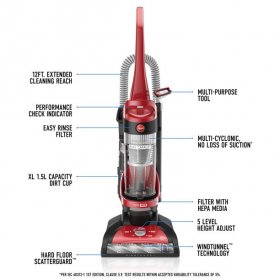 Hoover WindTunnel Max Capacity Upright Vacuum Cleaner UH71100