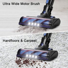 APOSEN H251 Cordless Vacuum 4-in-1 Stick Vacuum Cleaner 24 Kpa for Carpet Hard Floors - Blue
