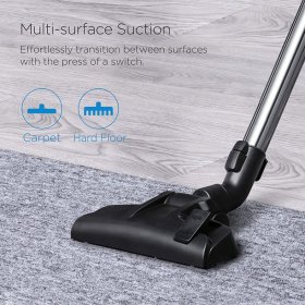 Eureka Whirlwind Bagless Canister Vacuum Cleaner Lightweight Vac for Carpets and Hard Floors w Filter Blue