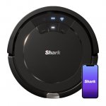 Shark ION Robot Vacuum Wi-Fi Connected Works with Google Assistant Multi-Surface Cleaning Carpets Hard Floors Black (RV754)