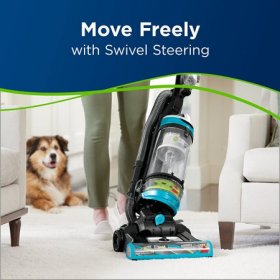 BISSELL Cleanview Swivel Rewind Pet Upright Bagless Vacuum Cleaner Teal