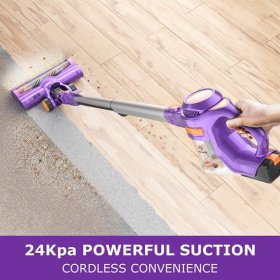 MOOSOO Cordless Vacuum Quiet Lightweight 4 in 1 Stick Vacuum Cleaner for Hardwood Floor Carpet
