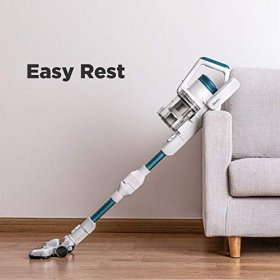 EUREKA LED Headlights Efficient Cleaning with Powerful Motor Lightweight Cordless Vacuum Cleaner Convenient Stick and Handheld Vac Flex Blue