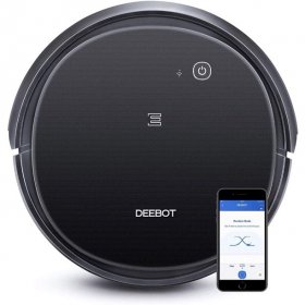 Ecovacs DEEBOT 500 Robot Vacuum Cleaner with Max Power Suction Up to 110 min Runtime Hard Floors and Carpets Pet Hair App Controls,.. By Brand ECOVACS ROBOTICS