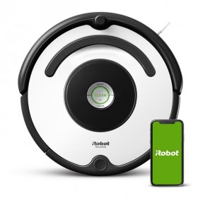 iRobot Roomba 670 Robot Vacuum-Wi-Fi Connectivity Works with Google Home Good for Pet Hair Carpets Hard Floors Self-Charging
