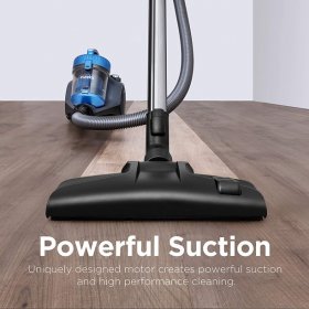 Eureka NEN110A Whirlwind Bagless Canister Vacuum Cleaner Lightweight Corded Vacuum for Carpets and Hard Floors Blue