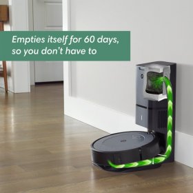 iRobot Roomba i3+ (3550) Wi-Fi Connected Self-Emptying Robot Vacuum Works with Alexa Ideal for Pet Hair Carpets.