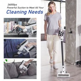 MOOSOO Cordless Vacuum Cleaner Quiet Lightweight 5 in 1 Handheld Vacuum