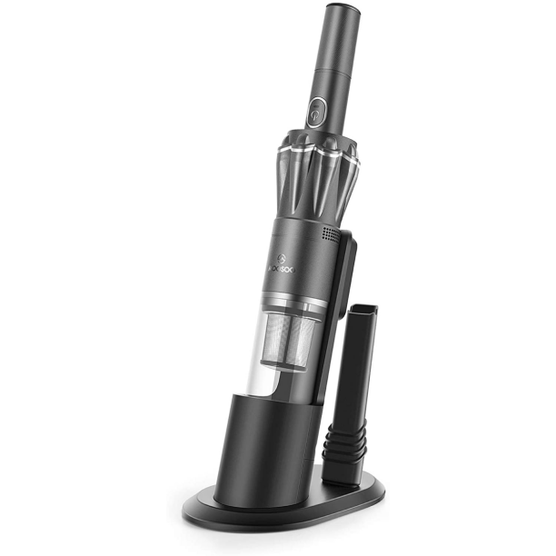 MOOSOO 12KPa Cordless Handheld Vacuum 1.1LB Lightweight Hand Vacuum Cleaner with Upgraded Brushless Motor